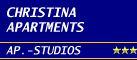 Logo, CHRISTINA APARTMENTS, Δρέπανο, Αργολίδα, Πελοπόννησος