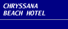 Logo, CRYSSANA BEACH HOTEL, Minothiana, Kolimvari, Chania, Crete