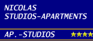 Logo, NICOLAS STUDIOS APARTMENTS, Αγία Μαρίνα, Χανιά, Κρήτη