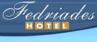 Logo, FEDRIADES HOTEL, Delphi, Fokida, Central Greece