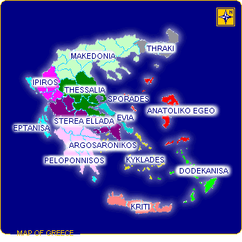 Map of Greece Map of Greece