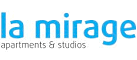 Logo, LA MIRAGE APARTMENTS & STUDIOS, Nea Fokea, Chalkidiki Kassandra, Macedonia