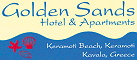 Logo, GOLDEN SANDS, Keramoti, Kavala, Makedonien