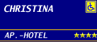 Logo, CHRISTINA HOTEL, Messongi, Kerkira (Corfu), Ionische Inseln