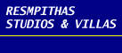 Logo, RESMPITHAS STUDIOS VILLAS, Mavrovouni, Gythio, Lakonia, Peloponnes
