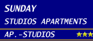 Logo, SUNDAY STUDIOS & APARTMENTS, Γερκίνη, Χαλκιδική Σιθωνία, Μακεδονία